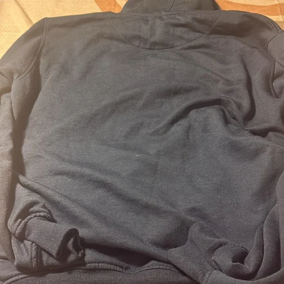 3/$10 Navy Blue & White Logo Hoodie - Picture 6 of 6